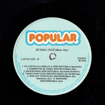 mario_zan_1978_so_para_voce