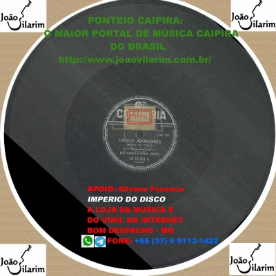 Nho Nardo E Cunha Junior - 78 RPM 1945 (CONTINENTAL 15314)