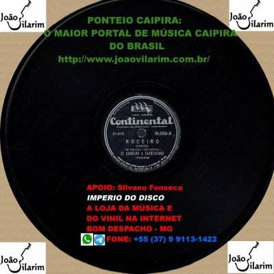 Zé Carreiro E Carreirinho - 78 RPM 1951 (CONTINENTAL 16354)