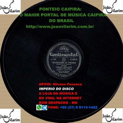 Irmãs Castro - 78 RPM 1959 (CABOCLO CS-215)
