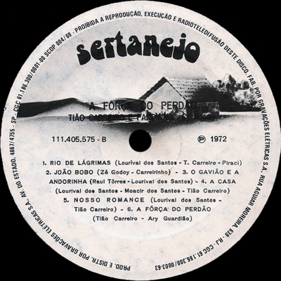 tiao_carreiro_pardinho_1970_a_forca_do_perdao