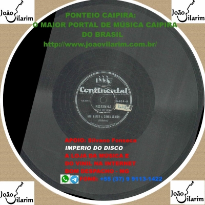 Nho Nardo E Cunha Junior - 78 RPM 1944 (CONTINENTAL 15123)