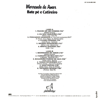 Bate_Pe_e_Catireiro_1986_Morrendo_de_Amor