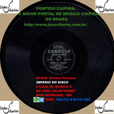 Paiozinho E Zé Da Estrada - 78 RPM 1957 (CONTINENTAL 17481)