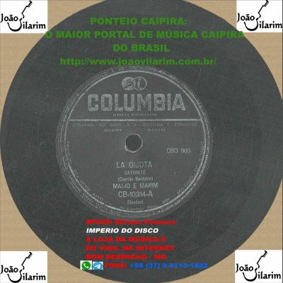 Mario E Marim - 78 RPM 1956 (COLUMBIA CB-10314)