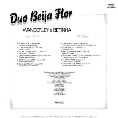 Duo Beija-Flor - 1983 (RODEIO WEA 75067)