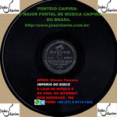 Sulino E Marrueiro - 78 RPM 1963 (SERTANEJO PTJ 10334)