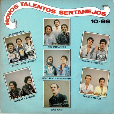 Novos Talentos Sertanejos (Volume 10) (1986) (LPM 0141)