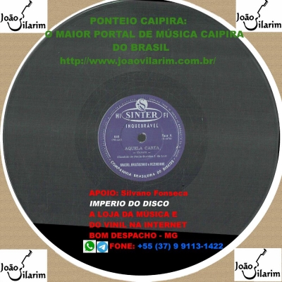 Brasão E Brasãozinho - 78 RPM 1960 (SINTER 646)