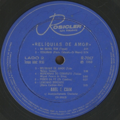 Abel-Caim-1968-Relíquias-de-Amor