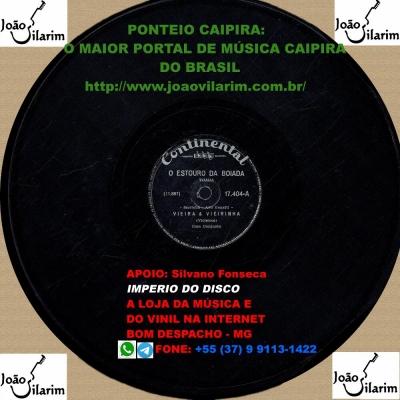 Vieira E Vieirinha - 78 RPM 1957 (CONTINENTAL 17404)
