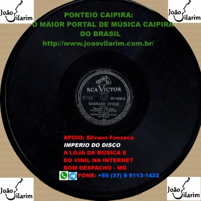 Luizinho e Limeira - 78 RPM 1955 (RCA VICTOR 80-1436)
