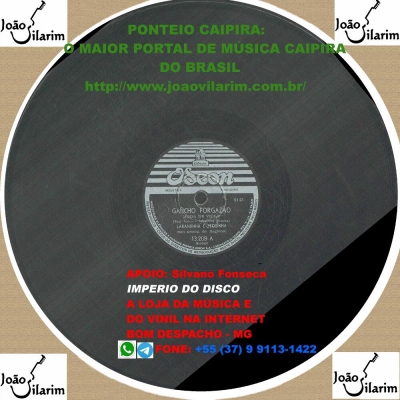 Laranjinha E Zequinha - 78 RPM 1954 (ODEON 13689)