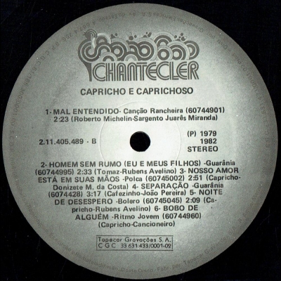 Capricho E Caprichoso - 1982 (CHANTECLER 211405489)