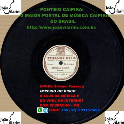 Laranjinha E Zequinha - 78 RPM 1952 (ODEON 13208)