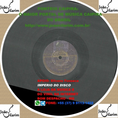 Alvarenga E Ranchinho - 78 RPM 1947 (ODEON 12800)