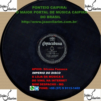 Tangará E Pavão Do Norte – 78 RPM 1956