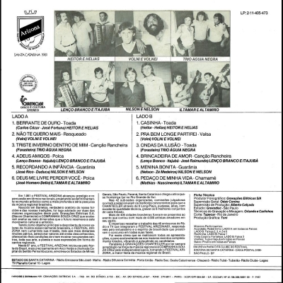 Vencedores do Festival Arizona Santa Catarina