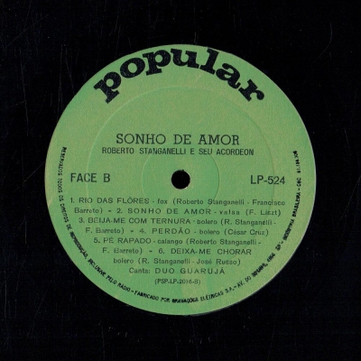 Sonho De Amor (POPULAR 524)