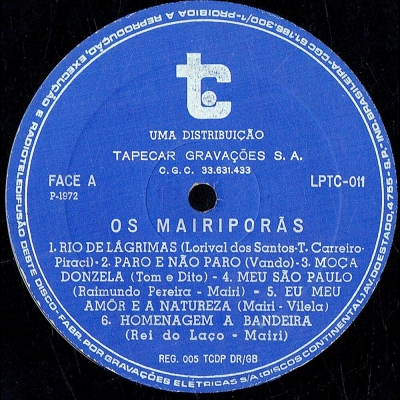 Rio De Piracicaba (JAPOTI JPT 001)