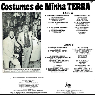 Costumes De Minha Terra (1982) (TMLP 001)