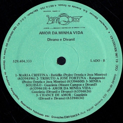Vdivano_divanil_1987_amor_de_minha_vida
