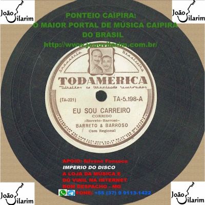 Barreto E Barroso - 78 RPM 1952 (TODAMERICA TA 5198)