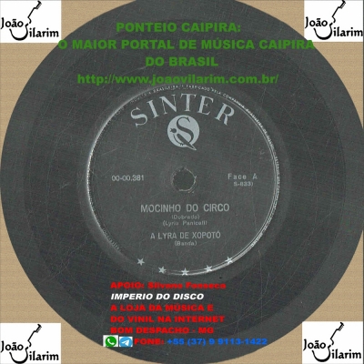A Lyra  De Xopotó - 78 RPM 1962 (SINTER 0000381)