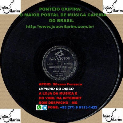 Luizinho e Limeira - 78 RPM 1956 (RCA VICTOR 80-1653)