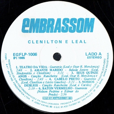 Teatro Da Vida (EGFLP 1006)