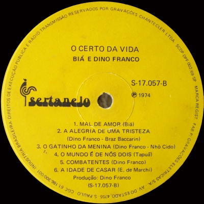 Bia_Dino_Franco_1974_O_Certo_da_Vida