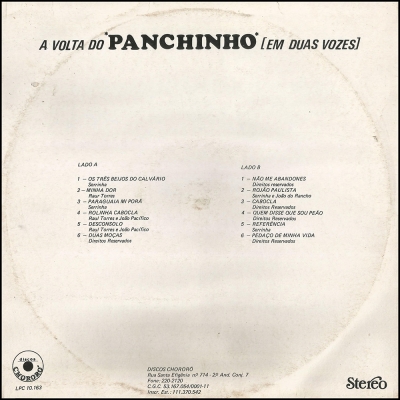 Panchinho_A_Volta_do_Panchinho_1986_Em_Duas_Vozes