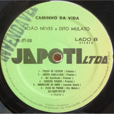 joao_neves_dito_mulato_1975_caminho_da_vida
