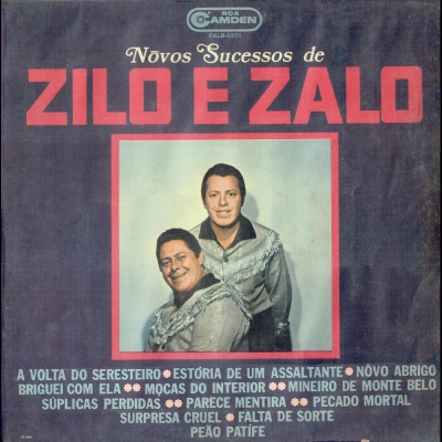 Novos Sucessos De Zilo E Zalo (CALB 5201)