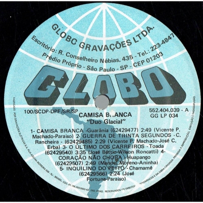 Duo Glacial (1984) (GGLP 034)