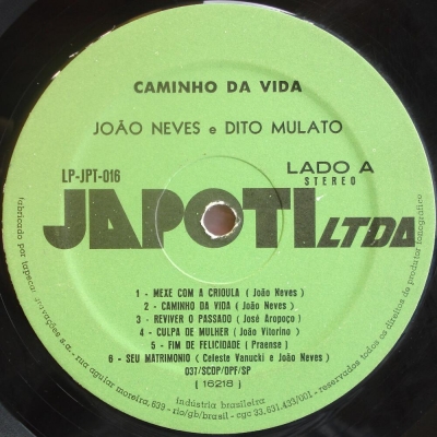 joao_neves_dito_mulato_1975_caminho_da_vida