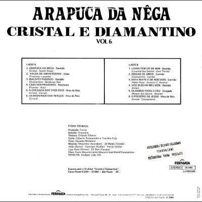cristal_diamantino_1984_arapuca_da_nega_vol_6