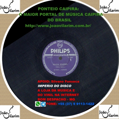 Detinha E Serrana - 78 RPM 1963 (PHILIPS PS 61194)