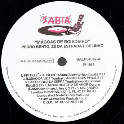 Mágoas De Boiadeiro (SALP 61047)