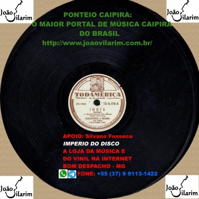 Cascatinha e Inhana - 78 RPM 1952 (TODAMERICA TA 5179)