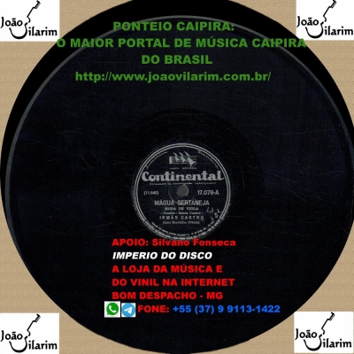 Irmãs Castro - 78 RPM 1955 (CONTINENTAL 17078)