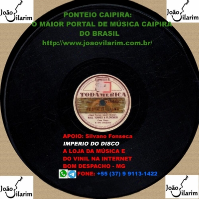 Raul Torres E Florêncio - 78 RPM 1950 (TODAMERICA TA-5033)
