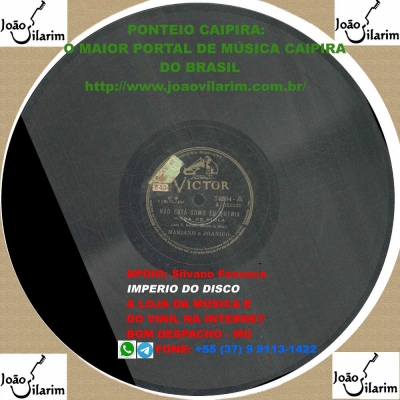 Mariano E Joanico - 78 RPM 1942 (VICTOR 34884)