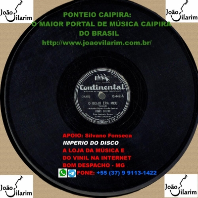 Irmãs Castro - 78 RPM 1952 (CONTINENTAL 16524)