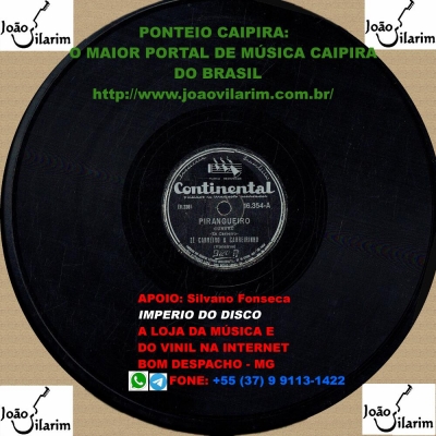 Zé Carreiro E Carreirinho - 78 RPM 1956 (COPACABANA 5669)