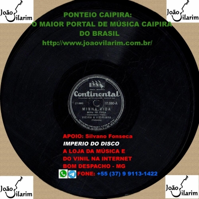Vieira E Vieirinha - 78 RPM 1955 (CONTINENTAL 17080)