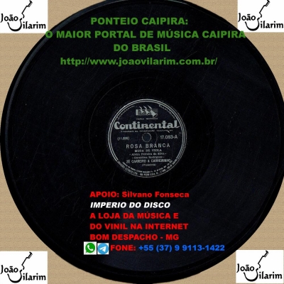 Zé Carreiro E Carreirinho - 78 RPM 1955 (CONTINENTAL 17083)