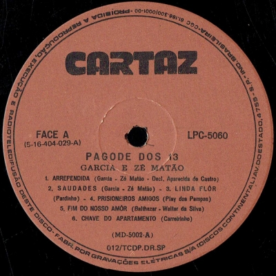 Tonico E Tinoco - 78 RPM 1955