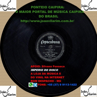 Raul Torres E Florêncio - 78 RPM 1956 (COPACABANA 5634)