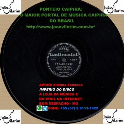 Irmãs Castro - 78 RPM 1946 (CONTINENTAL 15592)